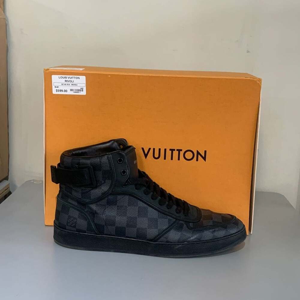 Louis Vuitton Rivoli High Top Damier Graphite Sneakers